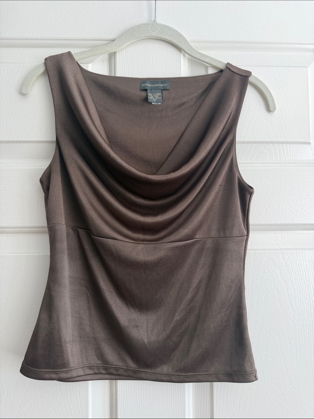 Banana Republic Brown Cowl Neck Sleeveless Camisole